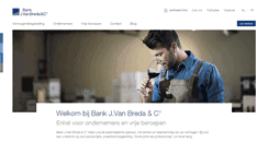 Desktop Screenshot of bankvanbreda.be